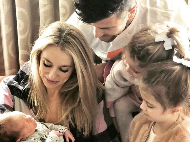 Parker is the third child of Trent and his wife Brooke. Picture: Instagram