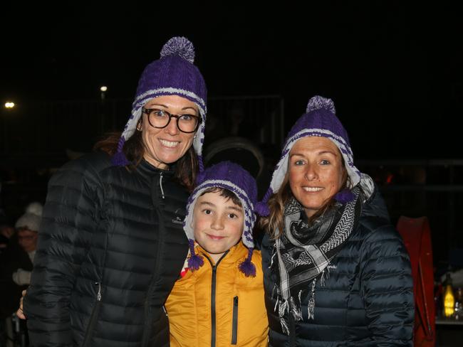 Jodie Pace, Caelan Pace and Libby Winters at Killarney Bonfire Night 2019.