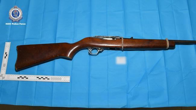 Firearm used to shoot Frank Smith. Picture: NSW Police