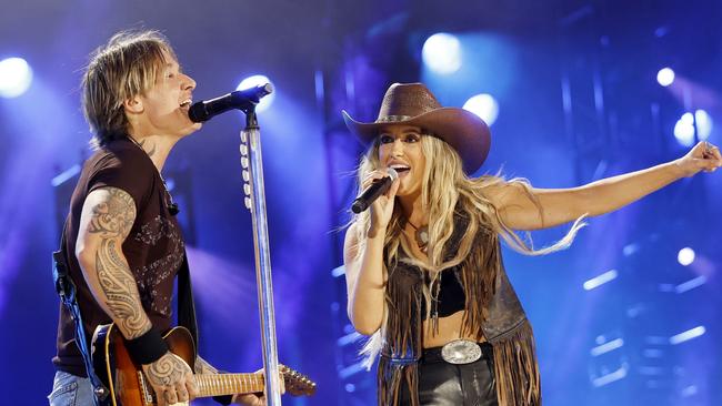 Urban and country queen Lainey Wilson recently released their duet Go Home W U. Picture: Getty.