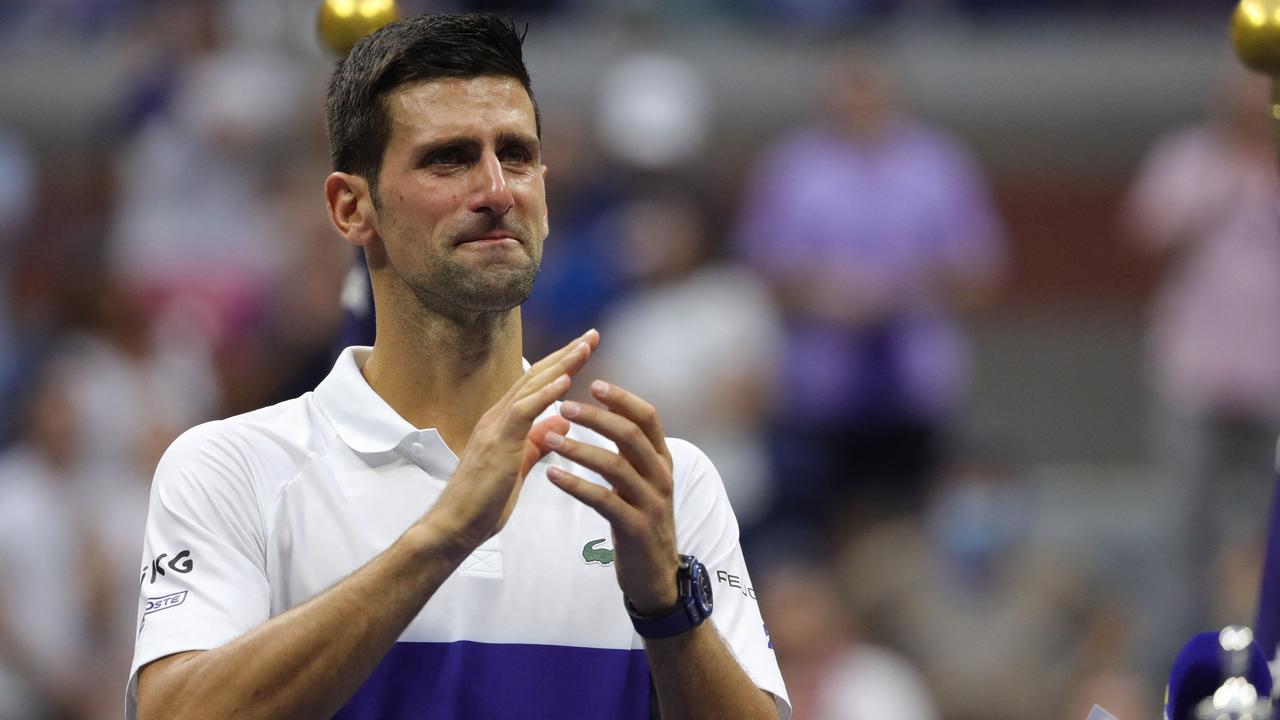 Novak Djokovic won’t be allowed in to Australia unless he is fully vaccinated. (Photo by Kena Betancur / AFP)