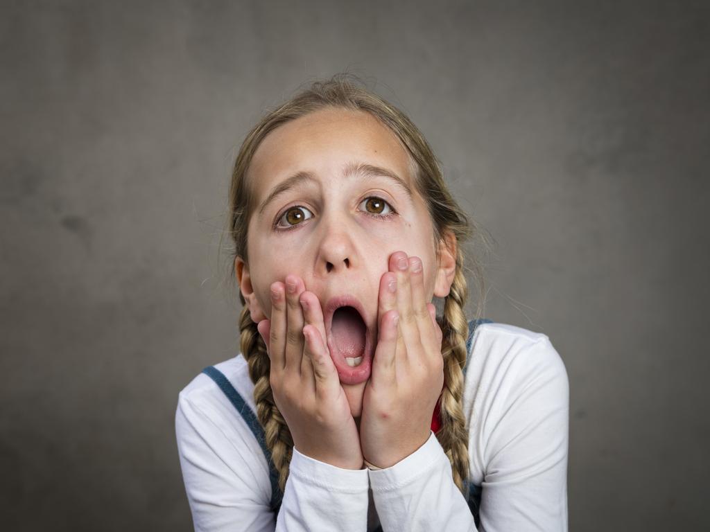 Luka Ridley placed second after she recited a poem about a child pretending to be sick to get a day off school at the 77th City of Toowoomba Eisteddfod at Empire Theatres, Monday, July 31, 2023. Picture: Kevin Farmer