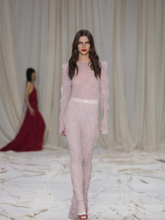 A look from Common Hours at the Frontier show at Australian Fashion Week.