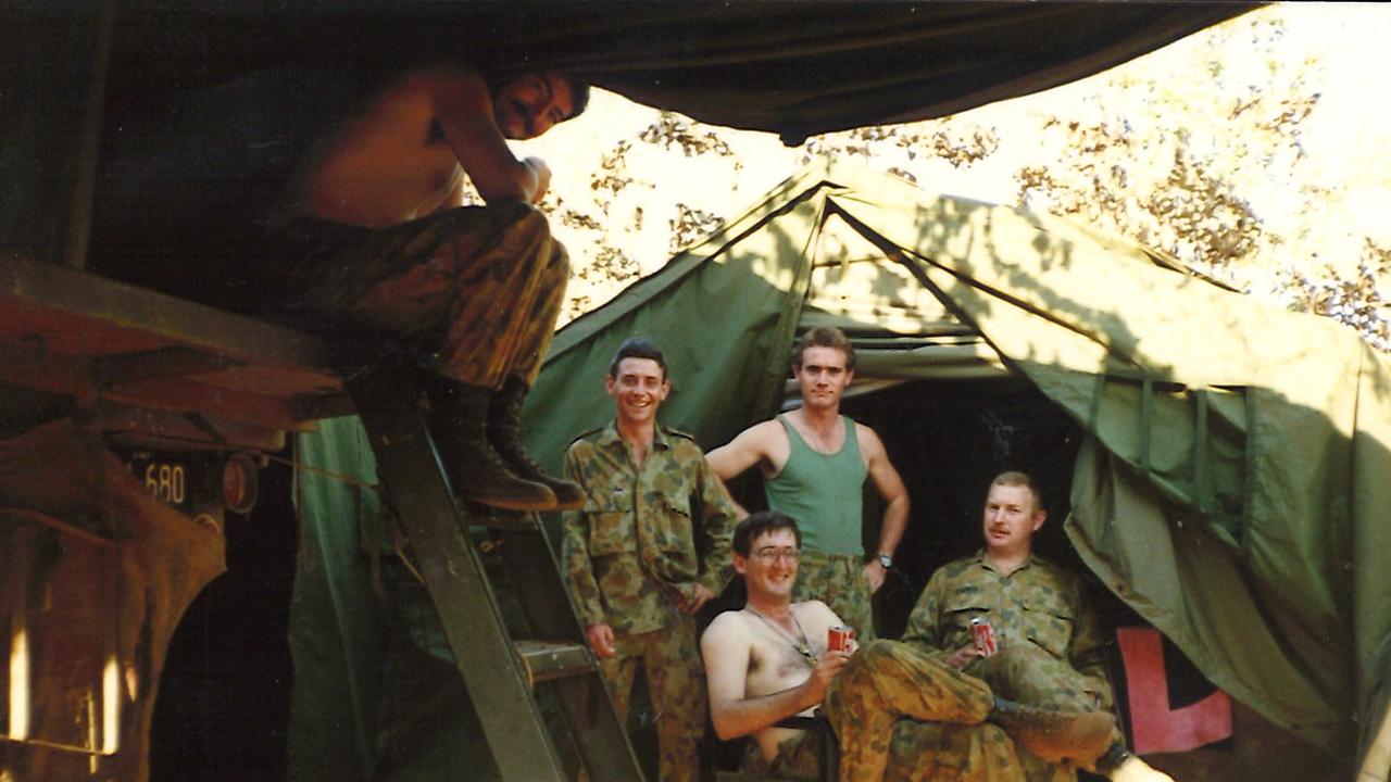 Matthew Opie on exercise in northern Australia. Picture: Supplied