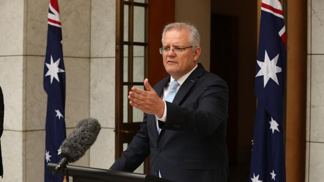 ‘Federation working at its best’: Scott Morrison. Picture: Supplied