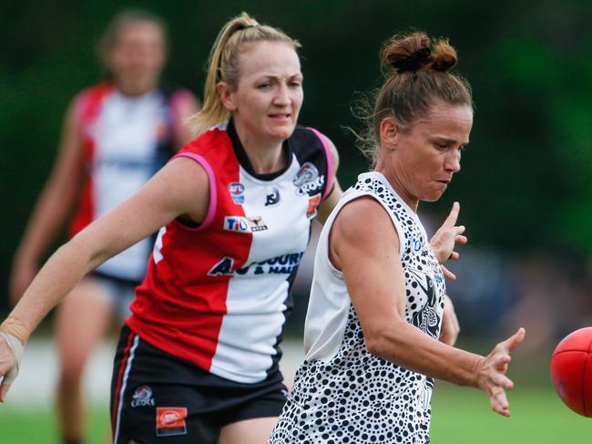 Palmo's Natasha Medbury as Southern Districts v St Mary's Women's Premier League. Picture GLENN CAMPBELL