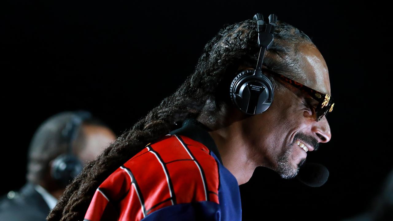 Snoop Dogg performs onstage during Mike Tyson vs Roy Jones Jr. presented by Triller at Staples Center. (Photo by Joe Scarnici/Getty Images for Triller)