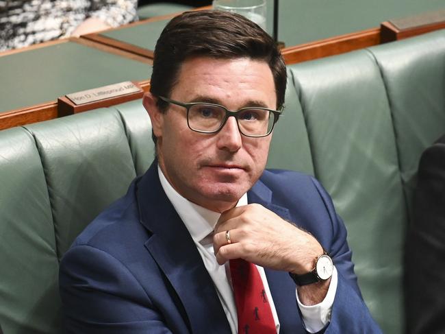 CANBERRA, AUSTRALIA, NewsWire Photos. FEBRUARY 27, 2024: Party leader of the National Party of Australia David Littleproud during Question Time at Parliament House in Canberra. Picture: NCA NewsWire / Martin Ollman