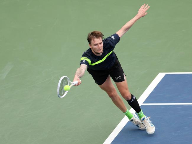 Alexander Bublik has been accused of an ablist slur at the US Open. Picture: MATTHEW STOCKMAN / GETTY IMAGES NORTH AMERICA / Getty Images via AFP