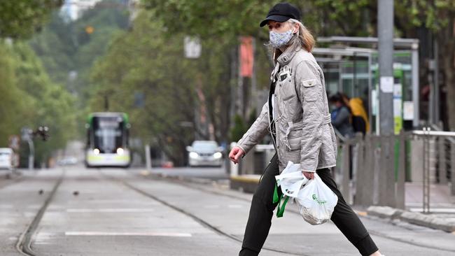 Covid-19 case numbers continue to surge in Melbourne. Picture: AFP