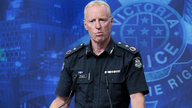 Deputy Commissioner Rick Nugent says Victoria Police is not under-resourced. Picture: David Geraghty.