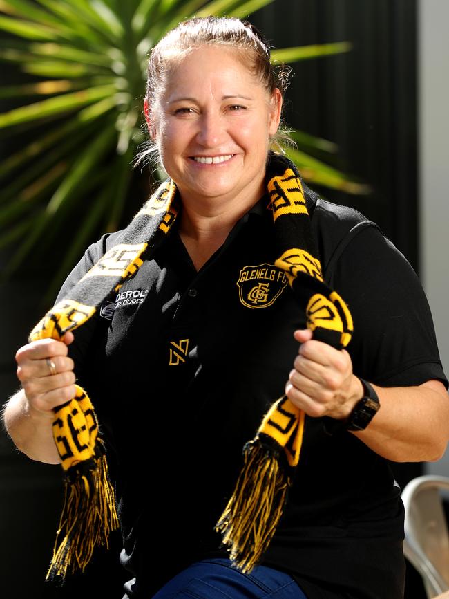 Glenelg Reserves coach Narelle Smith. Picture: Calum Robertson