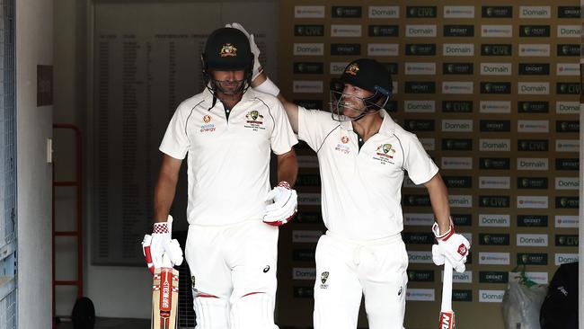 Joe Burns and David Warner have an unexplainable chemistry. Picture: Getty