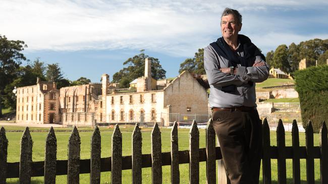 When Stephen Large took over as chief executive of the Port Arthur Historic Site the massacre was still fresh in people’s memories and many staff were dealing with trauma. Picture: Peter Mathew