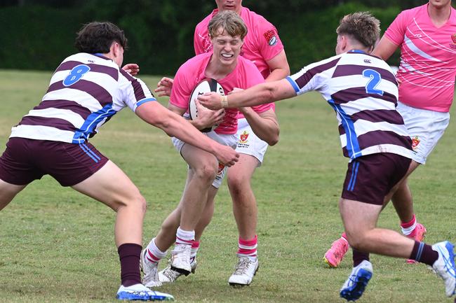 TAS First XV rugby, St Paul's School v John Paul College. Saturday May 10, 2025. Picture, John Gass