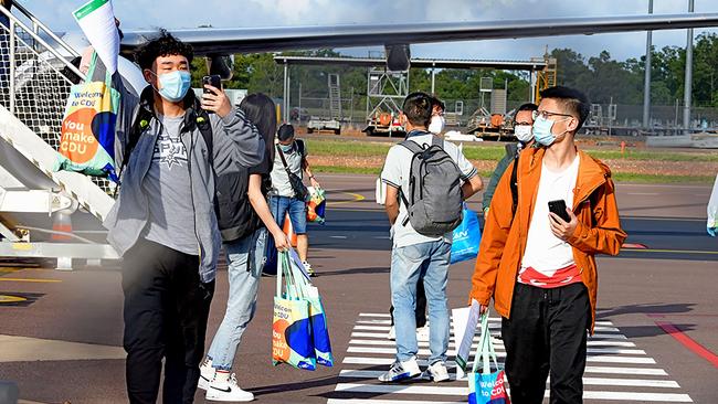 International students have been prevented from returning to studies in Australia due to the Pandemic. Picture: Darwin University / AFP