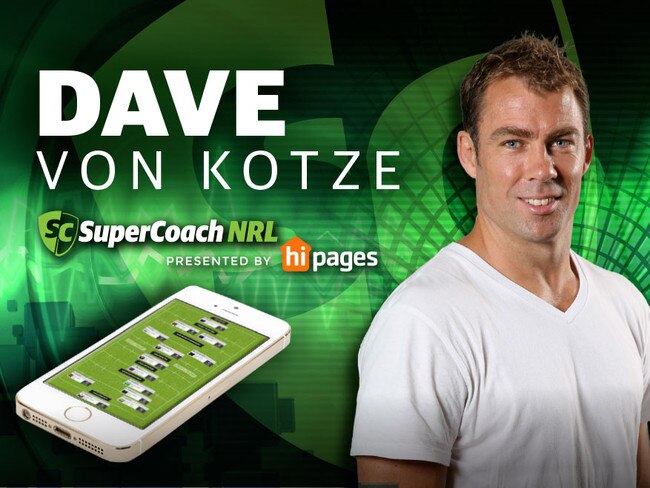 NRL SuperCoach POD watch by Dave von Kotze.