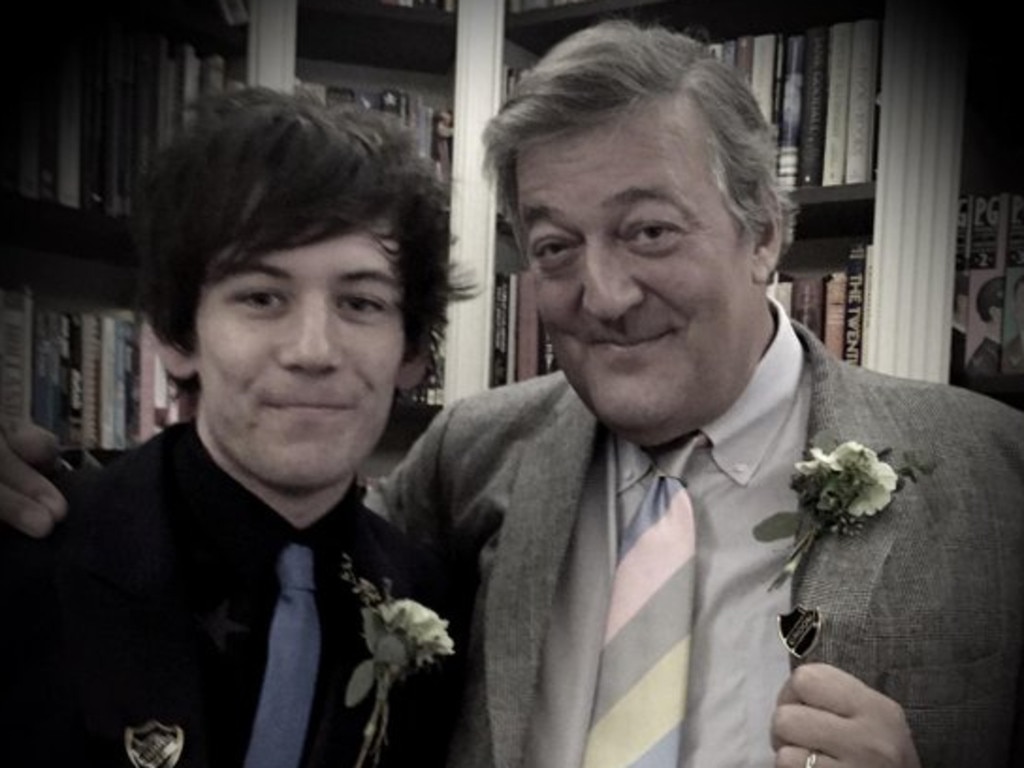 Stephen Fry and Elliott Spencer wed in 2015.