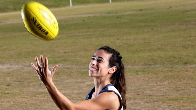 Amanda Farrugia, 31, hopes to play in the inaugural AFL women's league in 2017.