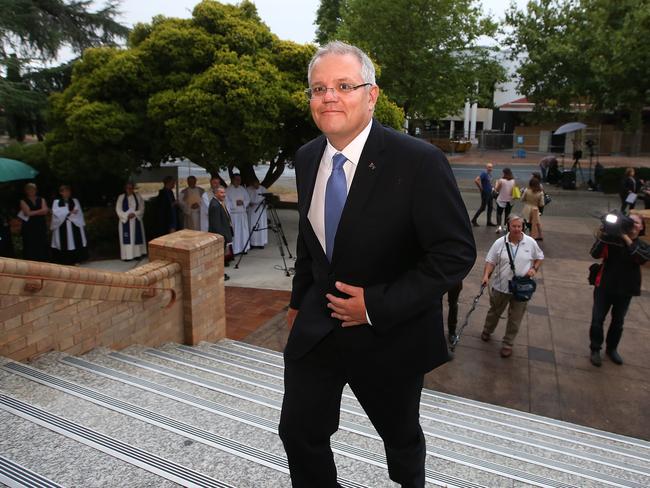 Treasurer Scott Morrison has trust issues with the PM. Picture: Kym Smith