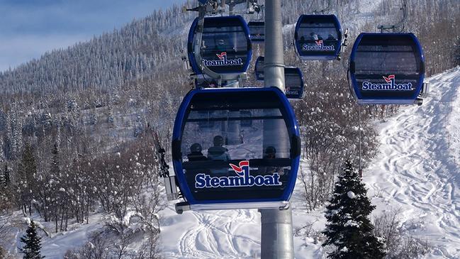 The new Wild Blue Gondola at Steamboat, Colorado.