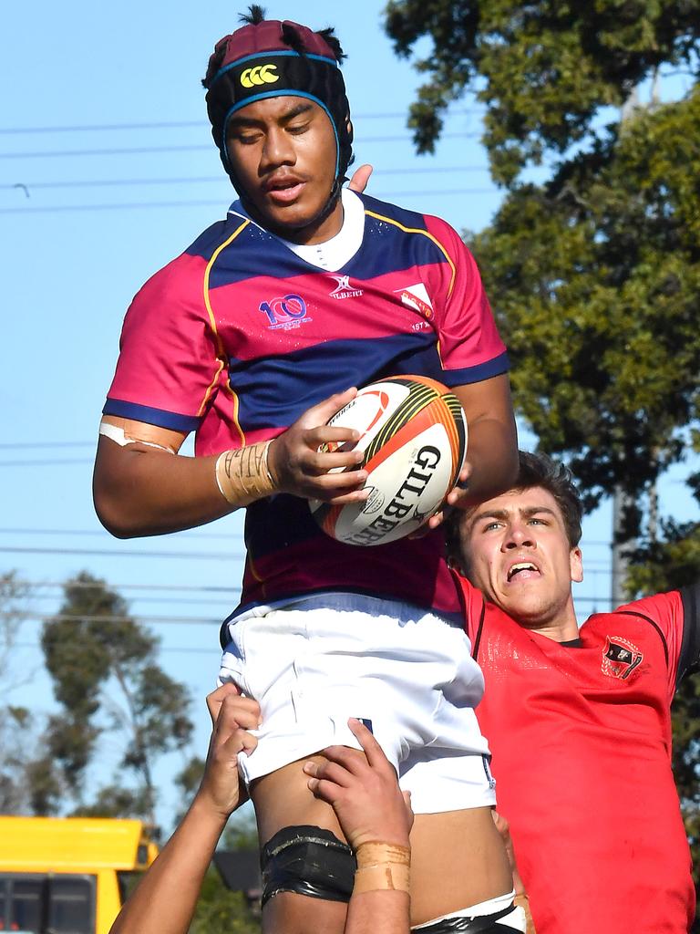 Brisbane State High School’s Stuart Tualima has joined GPS. Picture, John Gass