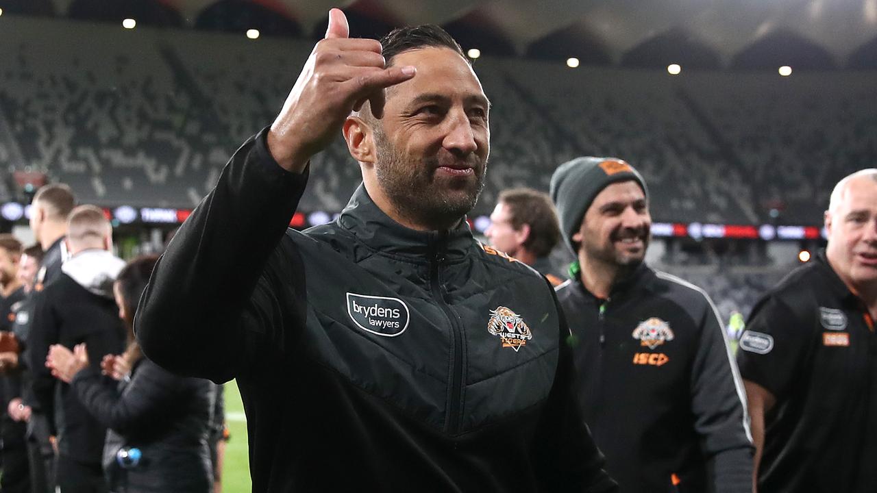 Benji Marshall will be an assistant to Tim Sheens for two seasons before taking the reins as head coach in 2025. Picture: Cameron Spencer/Getty Images
