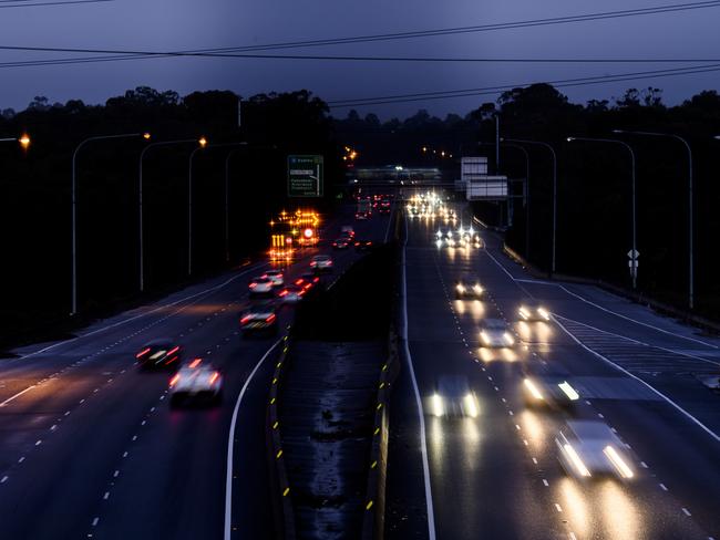 Heavy Traffic, wet roads, late afternoon sun all tricky conditions this afternoon.PictureÃs Darren Leigh Roberts