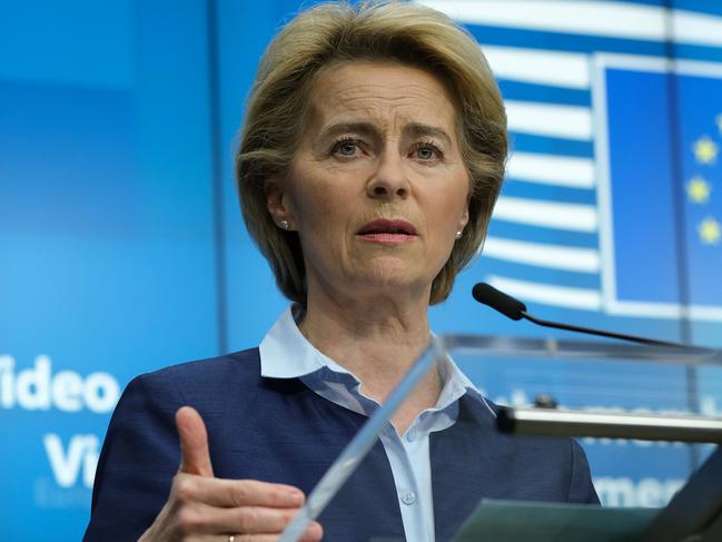 European Commission President Ursula Von Der Leyen. Picture: AFP