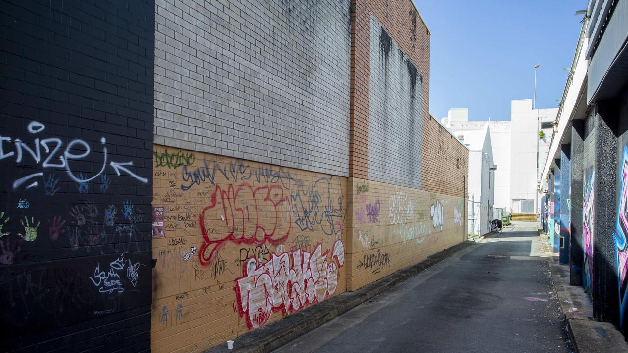 Laneways in Southport off Scarborough st. Picture: Jerad Williams