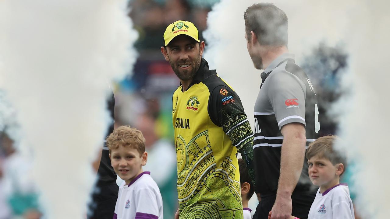 Glenn Maxwell has been left out of the Australian attack through the first 15 overs of New Zealand’s innings.