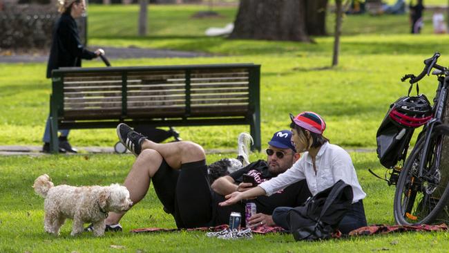 Yarra Council are under fire for targeting dog owners at Edinburgh Gardens. Picture: Wayne Taylor.