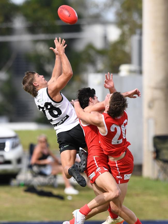 Jack Sexton playing for Southport Sharks last year. Image: Highflyer Images