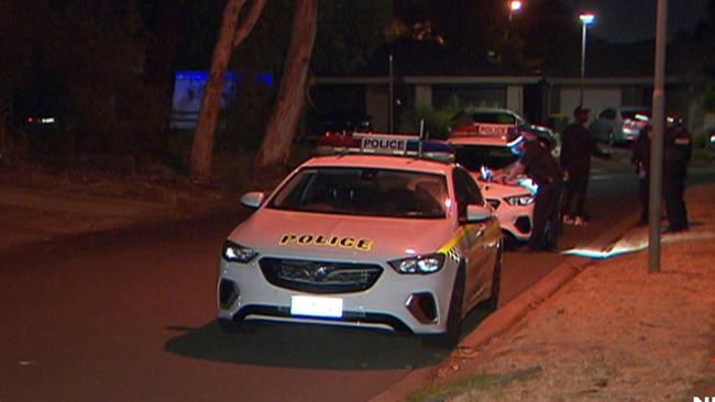 It is understood the man was stabbed at an undisclosed location before returning to a Salisbury North home injured. Pictures: 7News