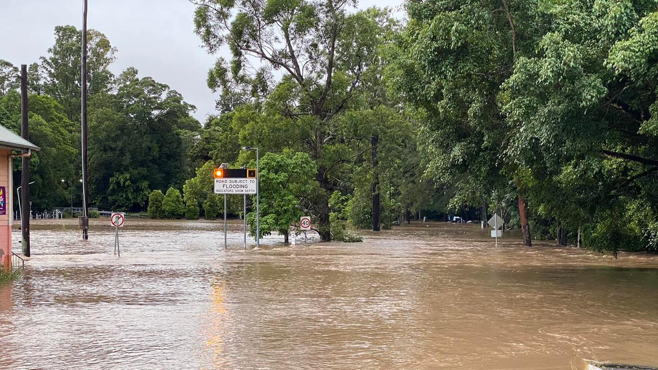 At first light, this was the situation in Nambour. Picture: Adrienne Lavater