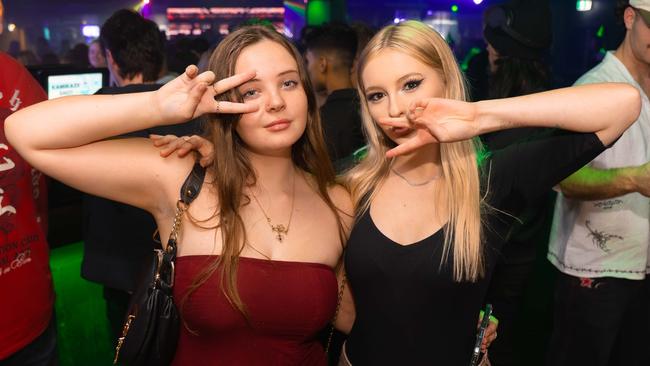 Gigi Shoobridge, Sienna Milward at Cocktails. Picture: Ricardo Lye