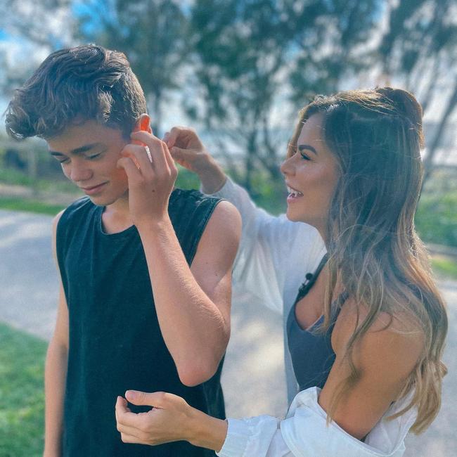 The teen said he didn’t understand what all the fuss was about. Picture: Instagram/sophie_guidolin