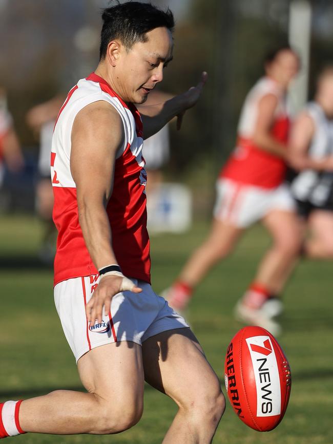 Jimmy Pham in action for West Footscray. Picture: Local Legends Photography