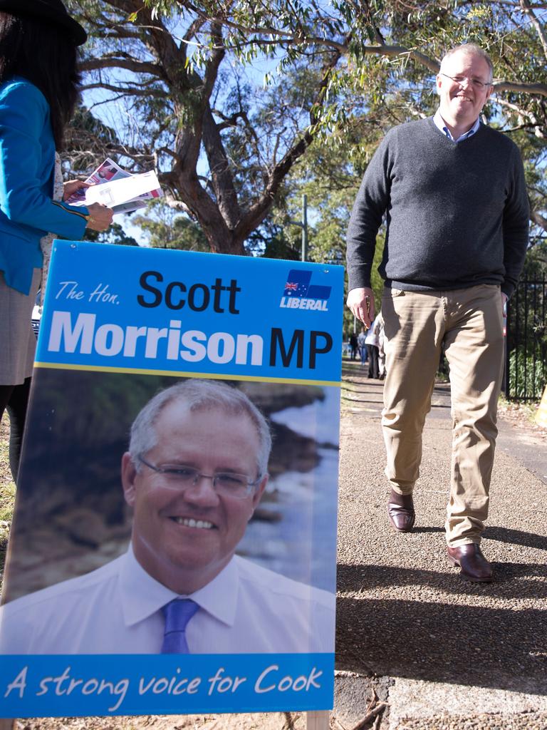 Mr Morrison is the member of parliament for the electorate of Cook. Only people within this electorate will get to choose if they vote for Mr Morrison at the upcoming federal election. Picture: AAP Image