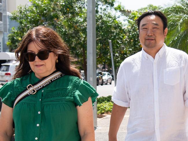 The owners of Little Miss Korea, Dianne Jayne Lee and Chung Jae Lee appeared in Darwin Local Court on Tuesday April 2. Picture: Pema Tamang Pakhrin