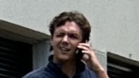 Dallas Collin Cornell outside Maroochydore Police Station on Monday. Picture: Sam Turner