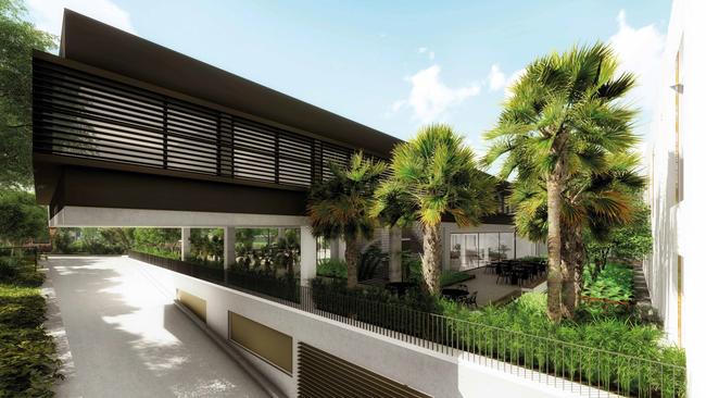 An artist's impression of Wyvern Private Hospital being built at Terrey Hills that is expected to open in mid-2024. Picture: Supplied