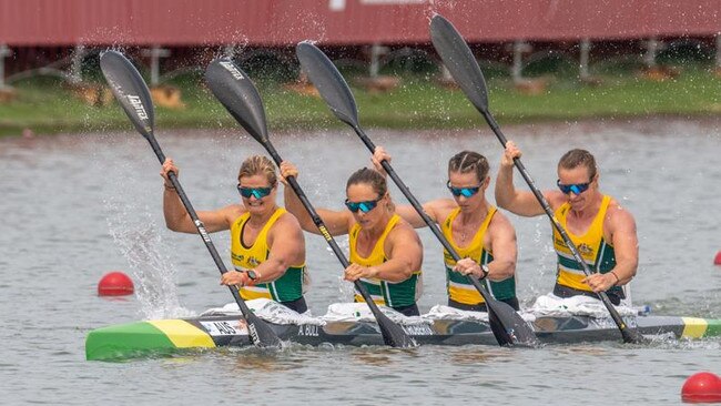 Jo Brigden-Jones and her K4 teammates have qualified the K4 for the Tokyo Olympics.