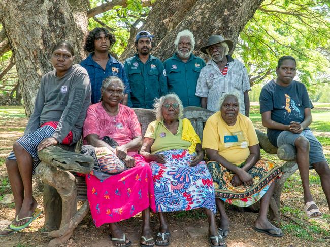 Wagiman traditional owners in the Northern Territory. Picture: Aengus Cassidy