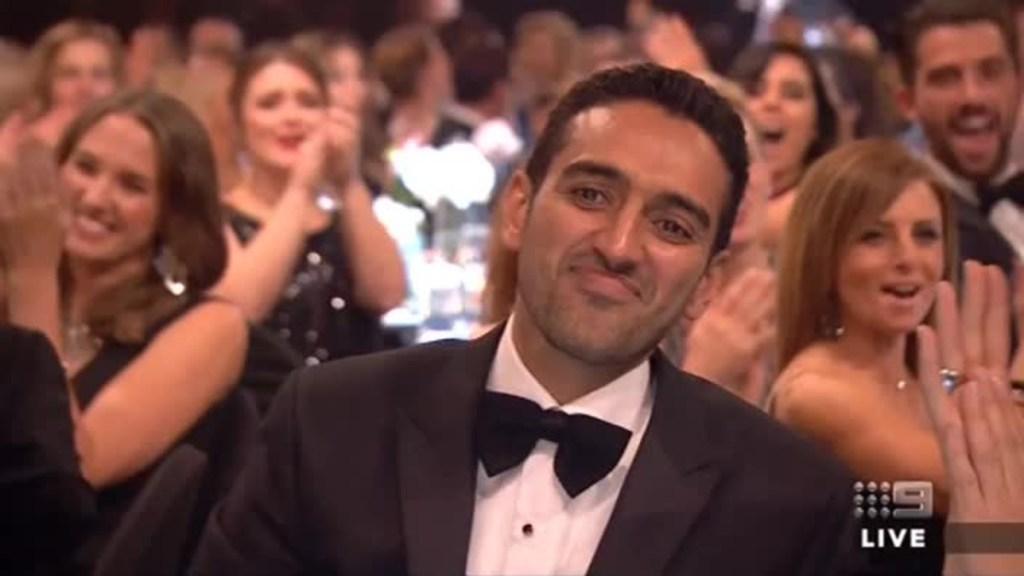 Waleed Aly wins the Gold Logie for 2016.