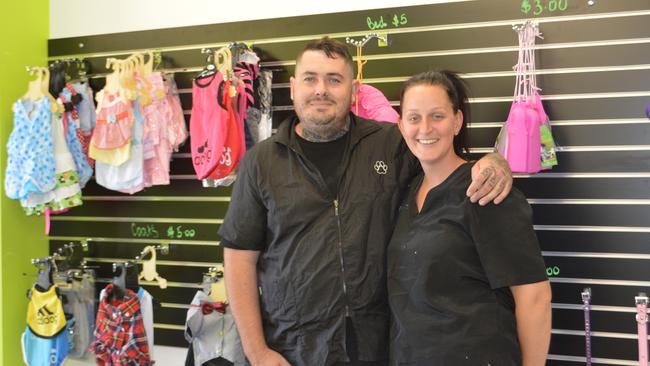OPENING UP: Owners Ian Lewis and Michelle Burnham and overjoyed to join Warwick and start their new business Pawz R Us.