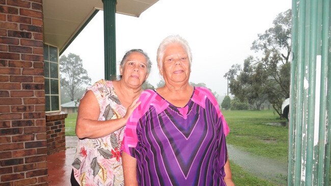 Dorothy Ritchie-Dickson, right, and her daughter Pauline Ritchie-Dickson Walton at their Old Burnt Bridge home