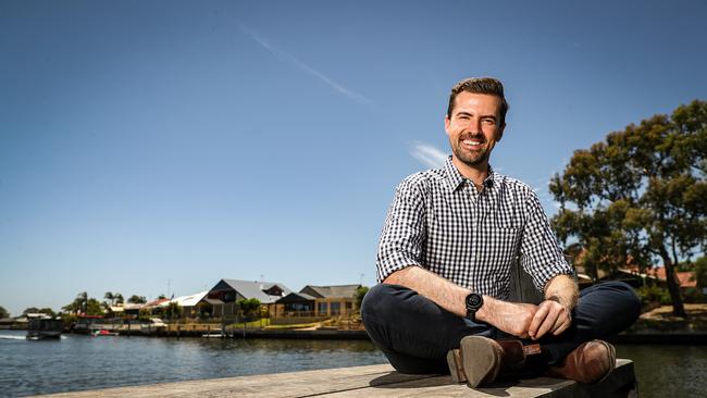 WA Liberal opposition leader Zak Kirkup has little to smile about politically. Picture: Colin Murty