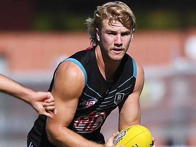 Jason Horne-Francis scored 136 KFC SuperCoach points in round 1. Picture: Mark Brake/Getty Images