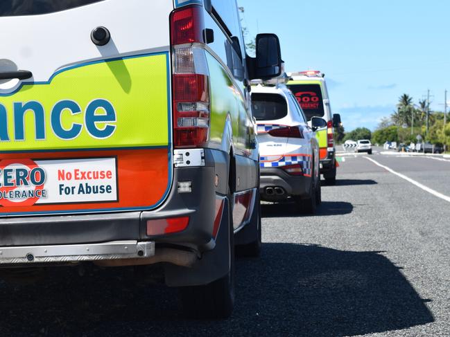 Queensland Fire and Emergency Services, police and ambulance crews were at the scene of a house fire at Gable St, East Mackay on Friday April 17. Photo: Zizi Averill. Generic